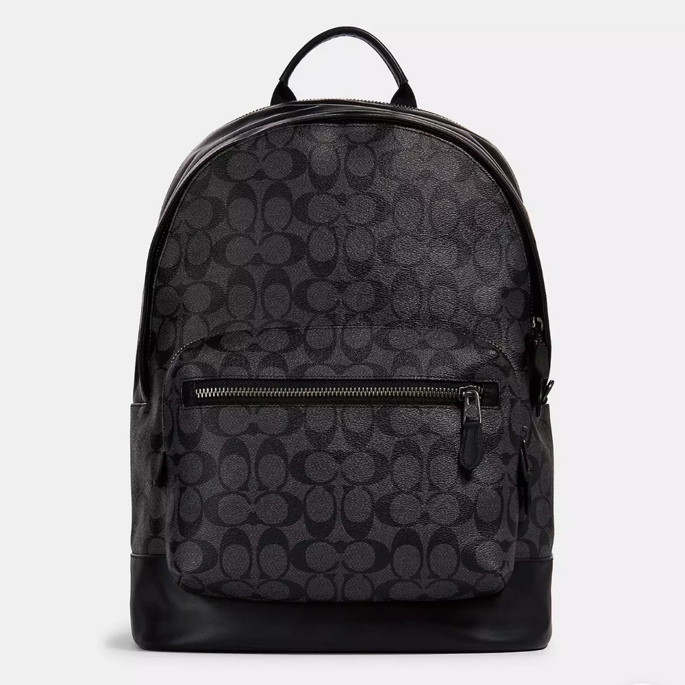 COACH WEST BACKPACK IN SIGNATURE CANVAS